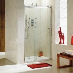 EasyClean Sliding Door Shower Enclosure for Alcove - 1400mm 